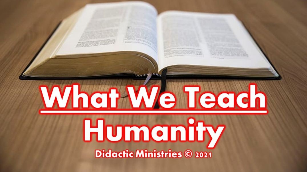 ⁣What we teach about humanity