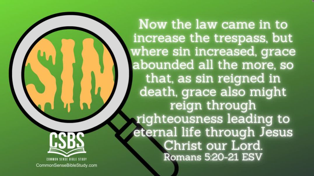 ⁣Sin, Grace, and Law in Romans 5:20-21
