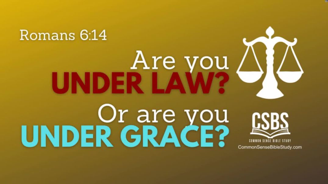 ⁣Are you under law or under grace? Romans 6:14