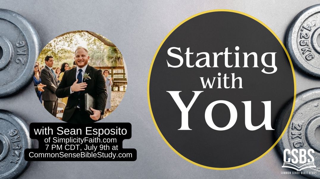 ⁣Starting with You! with Sean Esposito