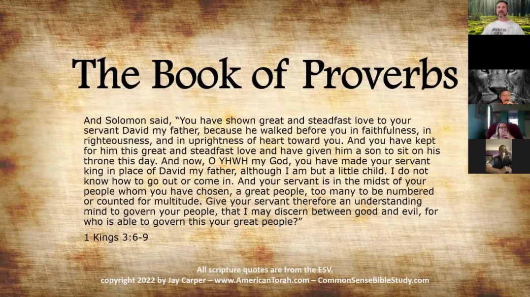 Proverbs Introduction with CSBS