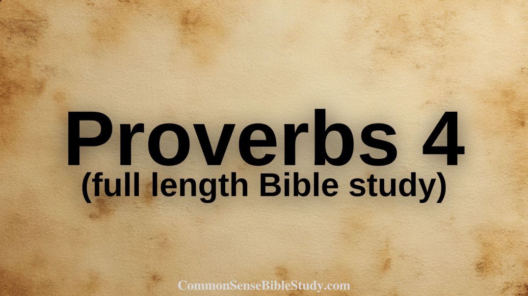 ⁣Proverbs 4 with CSBS (full length)