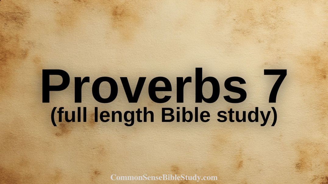 ⁣Proverbs 7 with CSBS (full length)