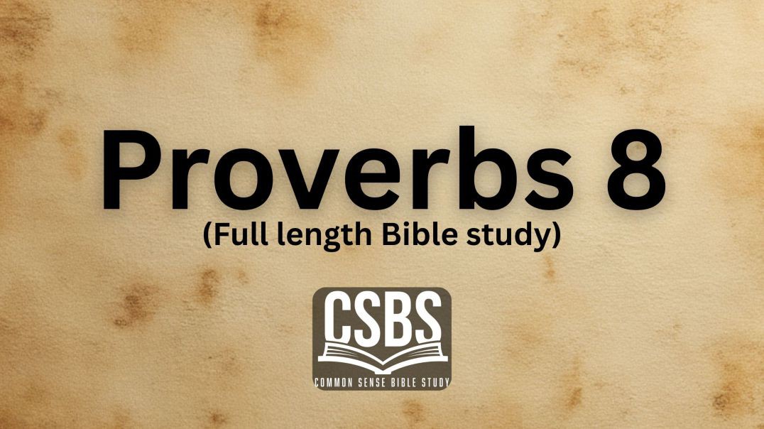 ⁣Proverbs 8 with CSBS (full length)
